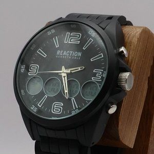 Very Handsome- Kenneth Cole Reaction Watch -50 mm -RK5077 Very Good Condition